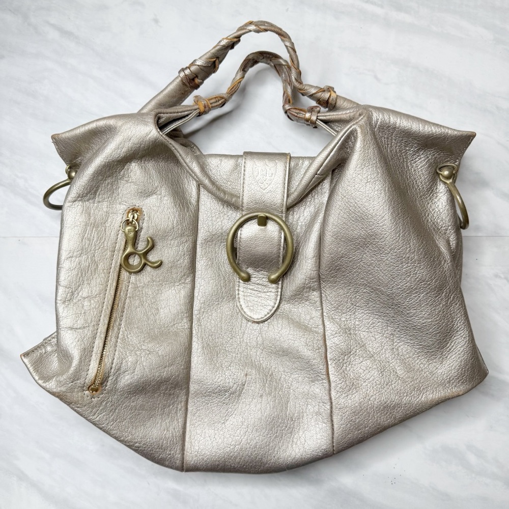 Toff & Loadstone Marche Metallic Leather Handbag